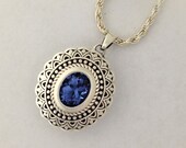 Alexandrite Pendant FULL Color Change Blue to Purple 2.50CT Sterling Silver Handmade Jewelry
