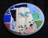 Welcome to Paradise Mosaic Belt Buckle