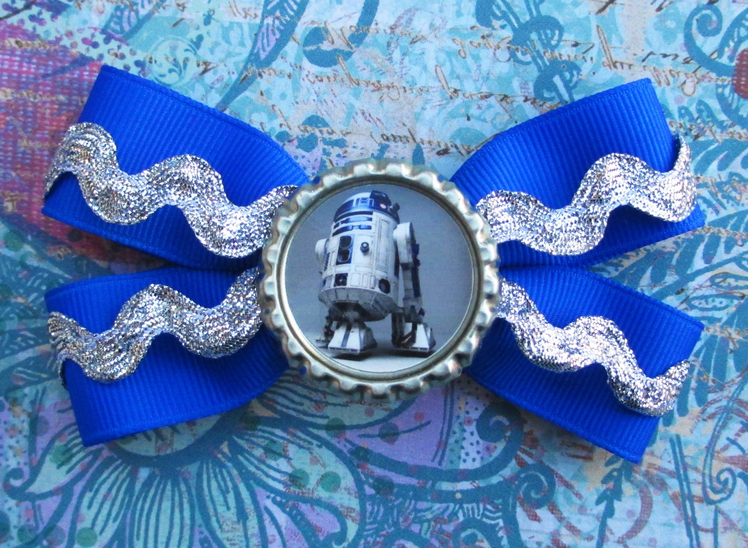 Star Wars hair bow R2D2 simple hair clip disney headband bottle cap hair clip geekery hair accessories