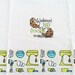 Dish Towel COOKIE / KITCHEN PREP theme, Embroidered flour sack style