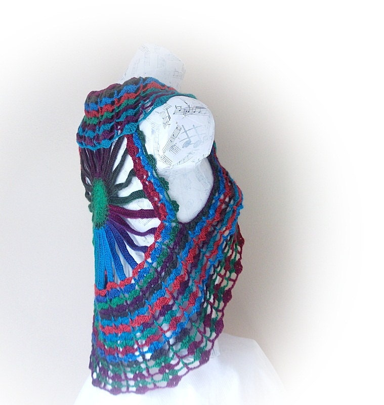 Crochet  Circle Vest,Crochet Mandala Vest,for festivals