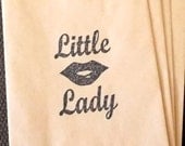 25 Little Lady Candy Bags - Ideal for Christenings, Birthdays, Parties, Weddings, Baby Shower