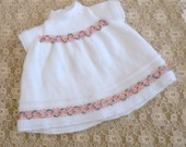 RESERVED for Eleanor....Waldorf doll clothes,dress will fit 12-14 inches