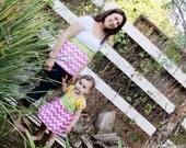 Girls Peasant style dress "Fresh Squeezed" boutique hand made 6-9 month to 5T...Love Tay Boutique