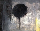 Modern Abstract Grey Yellow Tree Painting. Art for Home Decor. Unique  and Exclusive Gift. OOAK Tree Painting 121 - LisbonStore