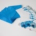 Set of 10 Postcards and envelopes 4" x 6"  UV Coated Postcards set Blue Orchids Blank greeting cards Colorful Nature Note Cards