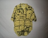 90s awesome pattern fresh prince shirt