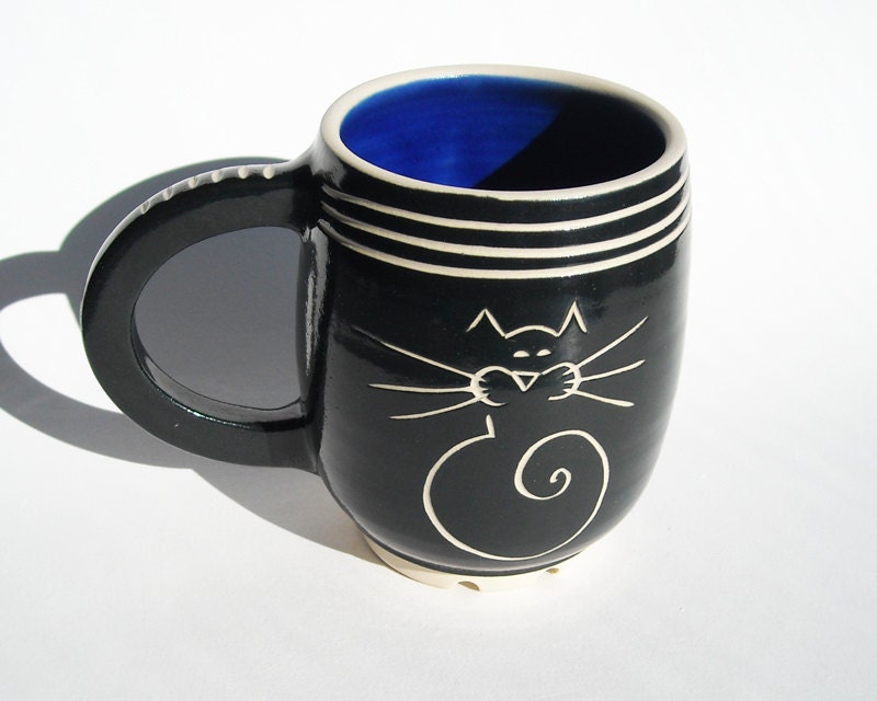 Mug/Cup with Cat Design