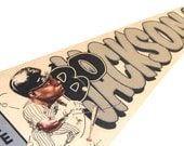 Vintage Bo Jackson Baseball Pennant Chicago White Sox Nostalgic Memorabilia Collectible Souvenir Banner