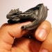 Two-Claw: Horntail Dragon Ring - Medieval Sculpted Resin Jewelry