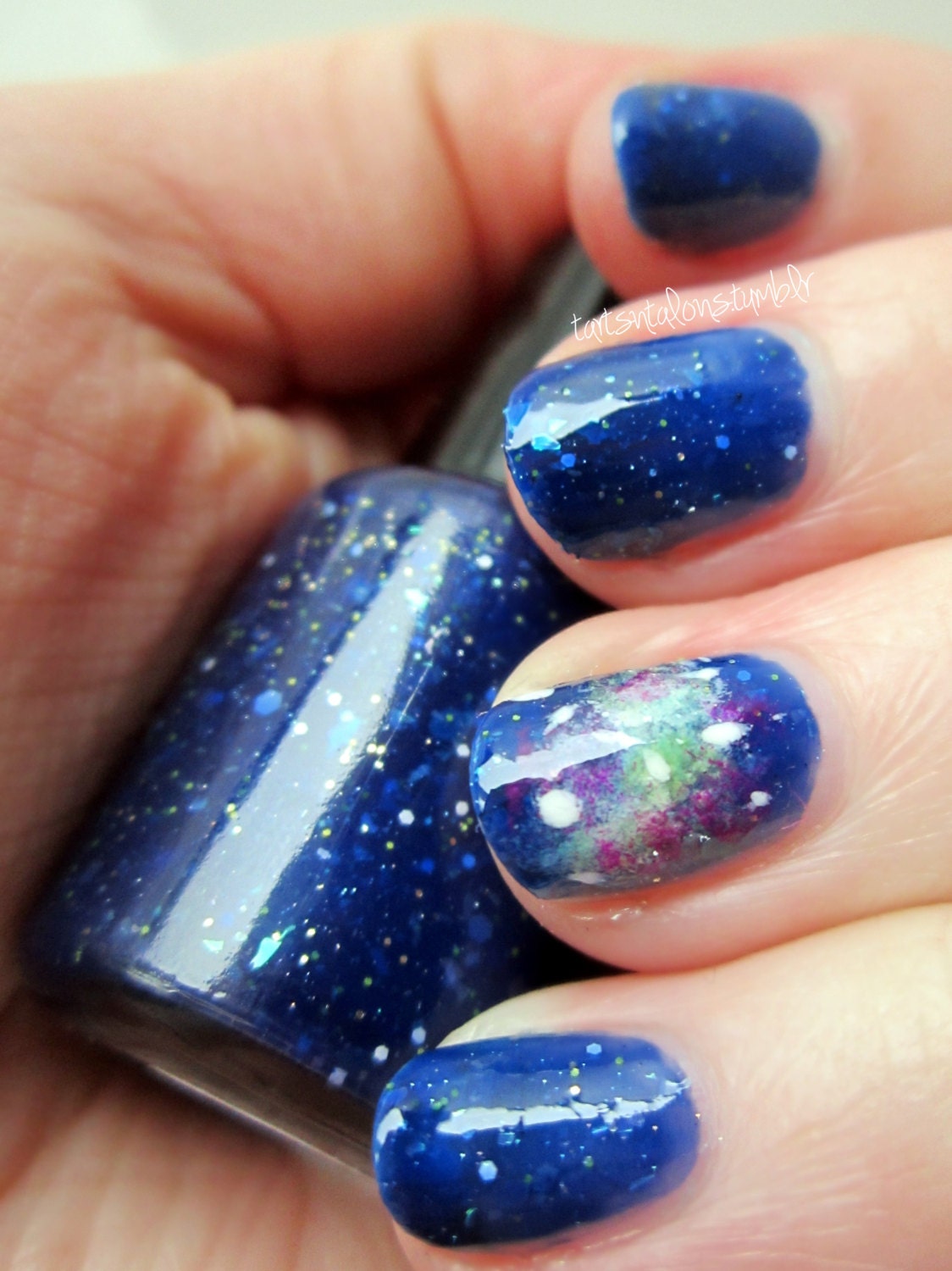 Spaaaace - Custom Glitter Franken Nail Polish / Lacquer Full Size
