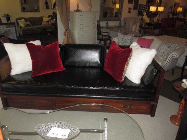 Vintage campaign sofa