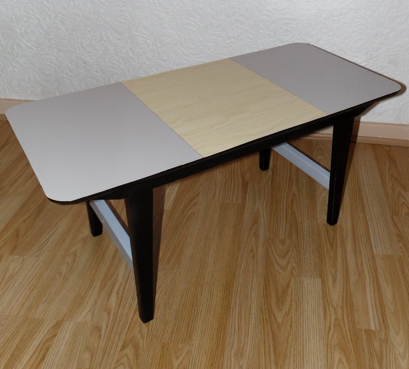Vintage Retro 60s Teak Formica Coffee Table