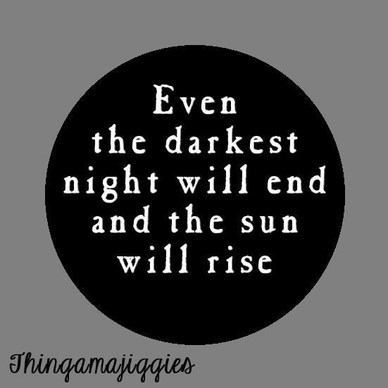 Les Miserables 1.5" Button - The Darkest Night