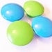 Lime Green and Turqouise Blue Dresser Knobs