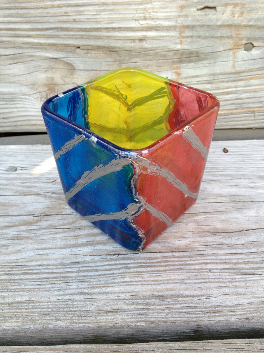 Colorful Square Dish