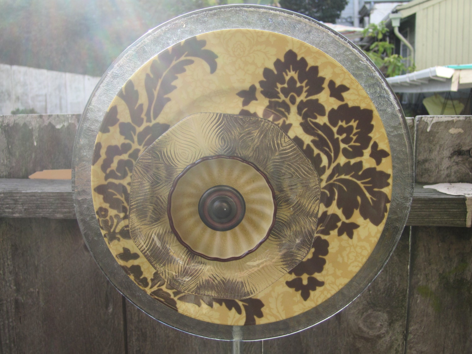 Birk Glass Ceramic Garden Plate