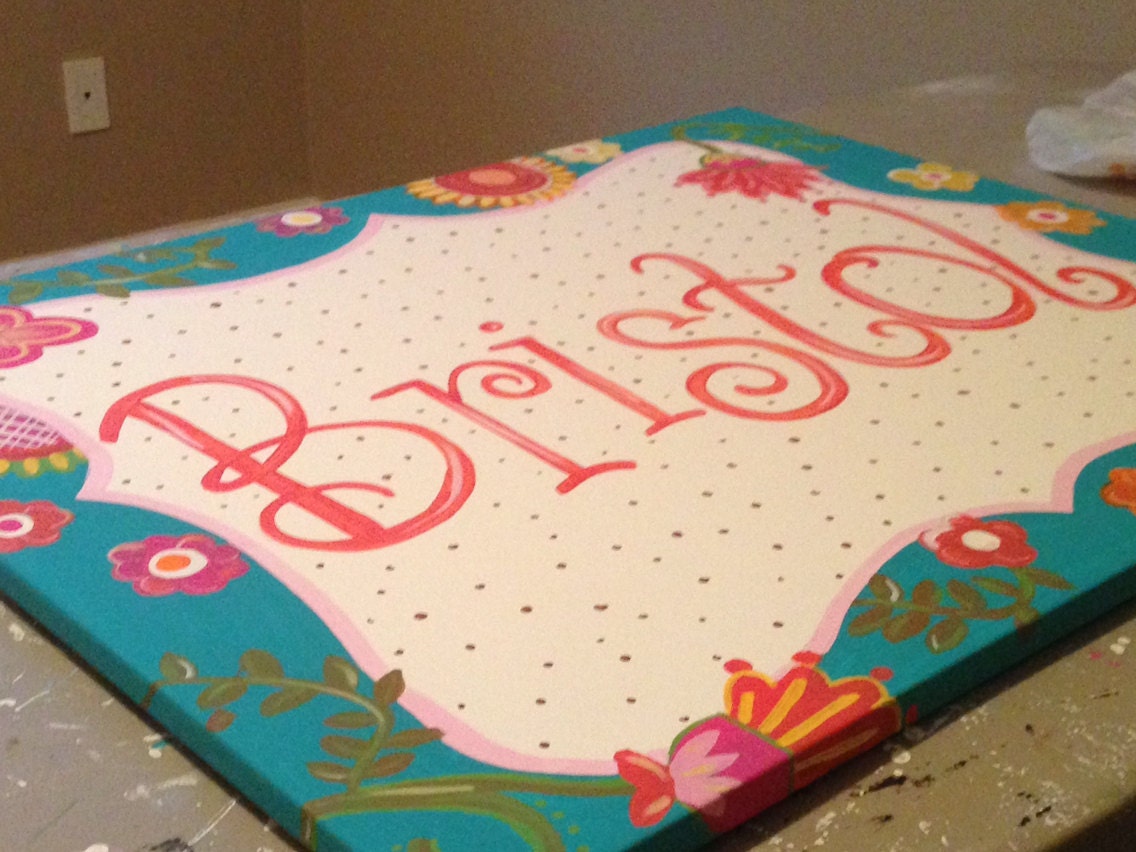 24x30 Custom NameCanvas