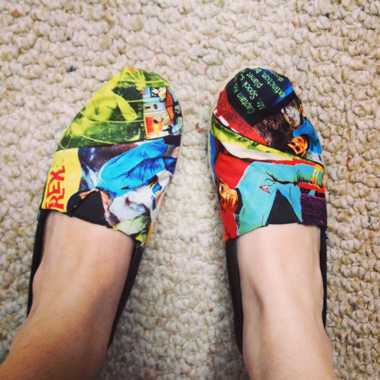 Star Trek Collage Handmade Toms