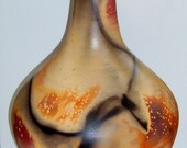 Horsehair Pottery - Approximately 16" high 8" wide