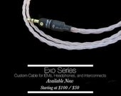 plusSound Exo Series Custom Cable for Line Out Dock to Mini Male Interconnect - Connect iPod or iPhone to Car, Amplifier, Speakers, and More
