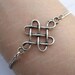 Bracelet-antique silver Chinese knot bracelet,Chinese knot pendant-Z608