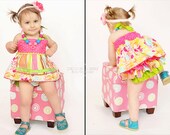 Baby Girls Ruffled Butt Bloomers with Apron Halter Swing Top Sizes 3 months - 2T