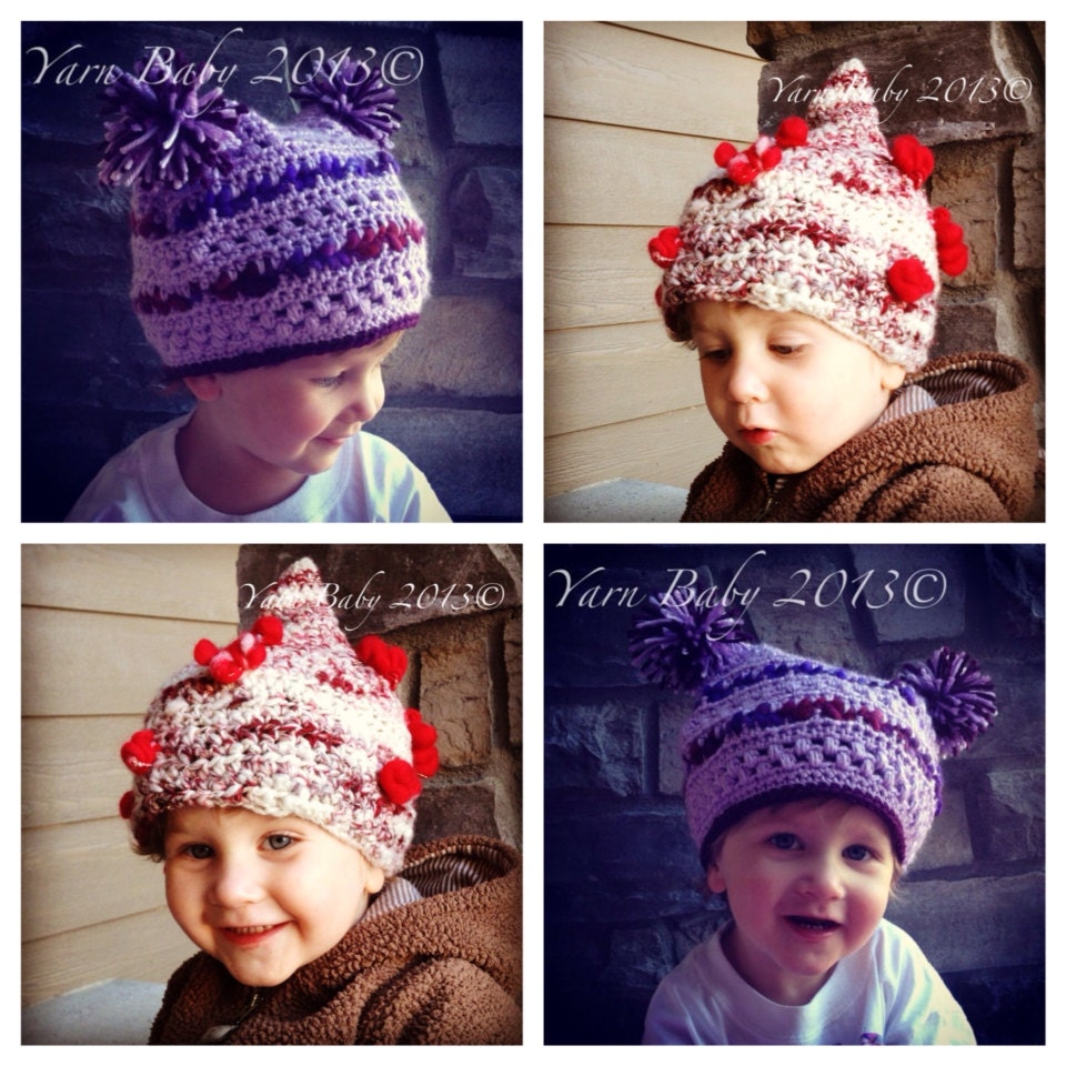 Two crochet hat patterns, package deal - DIGITAL DOWNLOAD