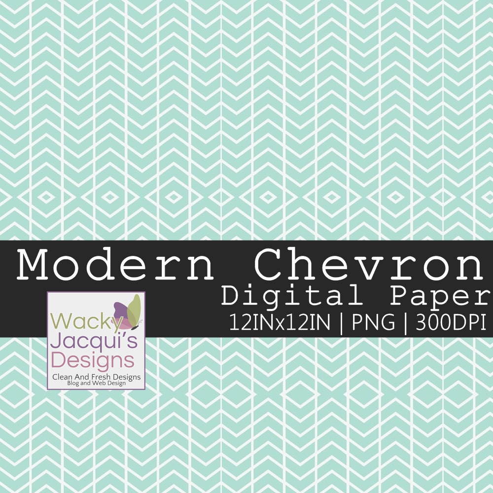 Instand Download Modern Chevron Digital Paper 12x12 PNG 300DPI