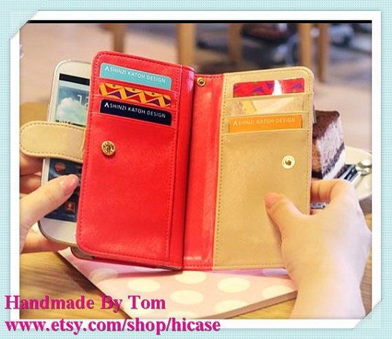 Fashion leather iphone 4 case iphone 5 case Samsung Galaxy S4 case Galaxy S2 Galaxy S3 Galaxy Note 2 Galaxy Note 1 phone case wallet pouch