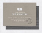 Wedding invitation // wedding invitation suite // flat wedding invite // wedding // vintage mill