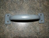 Vintage Silver Metal Industrial Modern Vintage Desk Drawer Door Cabinet Handle Hardware Pull Silver Greay Curved Handle