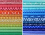 Complete Workout Fat Quarter Bundle - Warm Up & Cool Down - Stash Building Bundle - 28 FQs - 7 Yards Total - Free Shipping US