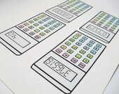 A4 Poster - Fun Calculator Print
