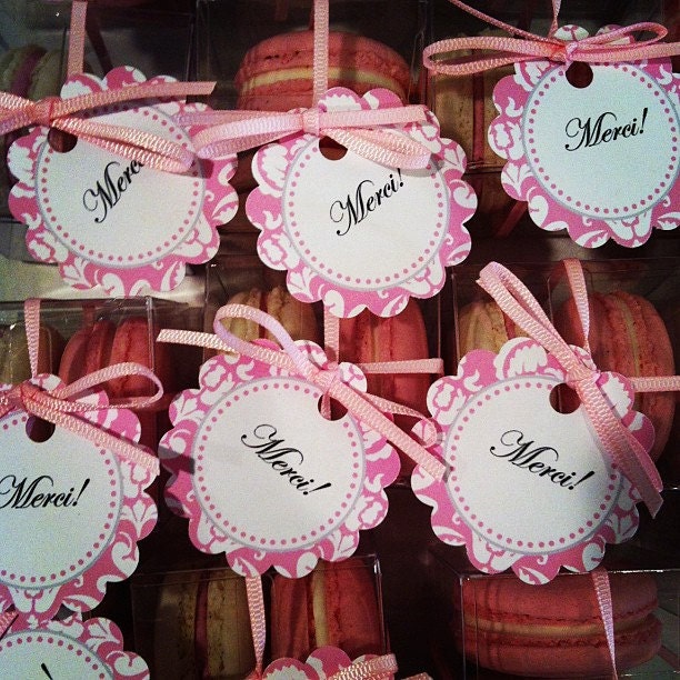 French Macaron Party Favor - Clear Box