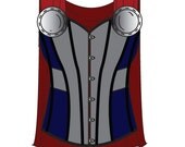 Thor inspired cosplay corset