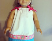 Doll Pillowcase Dress PATTERN and Party Hat PATTERN- For 18" and 15" Dolls