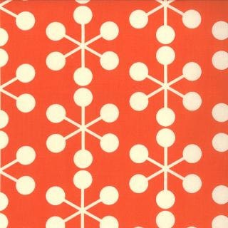 Asterisk in Tangerine- Comma by Zen Chic - 1 yard