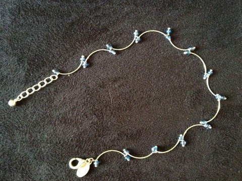 Adjustable Silver Anklet