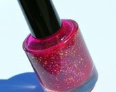 Nail Polish: Lush - Pink polish with lots of iridescent sparkle