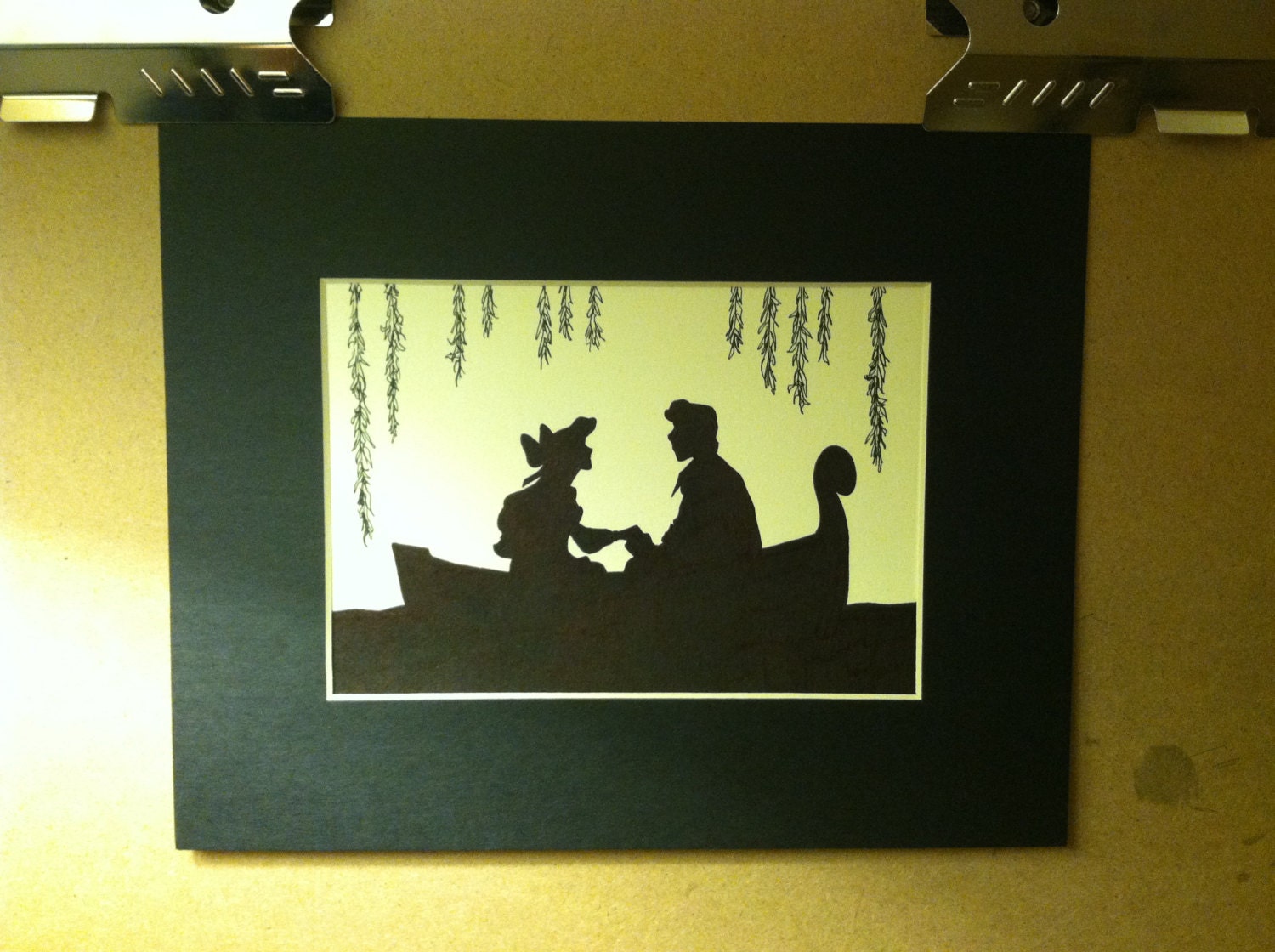 Disney Ariel and Eric Silhouette