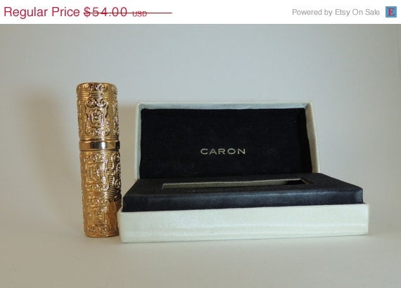 50% SALE Carson Vintage Refillable Perfume Bottle with Case
