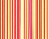 Michael Miller Fabrics Tangerine Play Stripe- 1 Yard