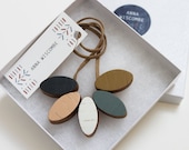 Flax Wooden Necklace