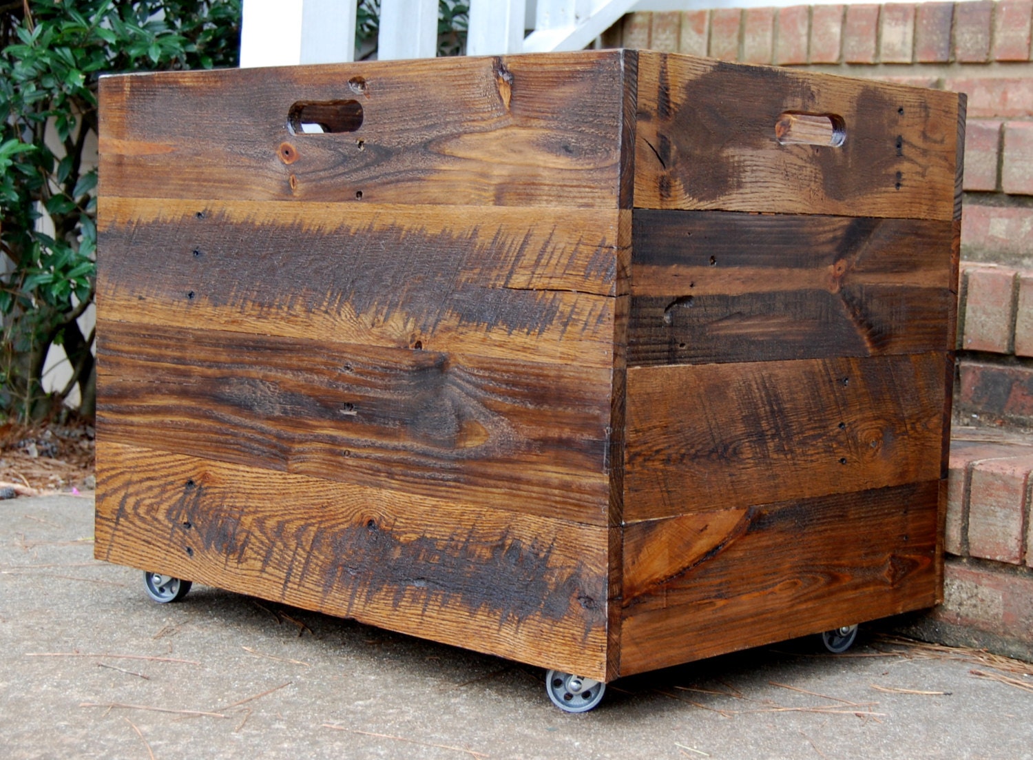 Tall Extra Large Wooden Crate/ Toy Chest/ Large Storage Box/ Office Decor