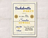 5x7 Bachelorette/Bridal Party Invitation Custom Printable