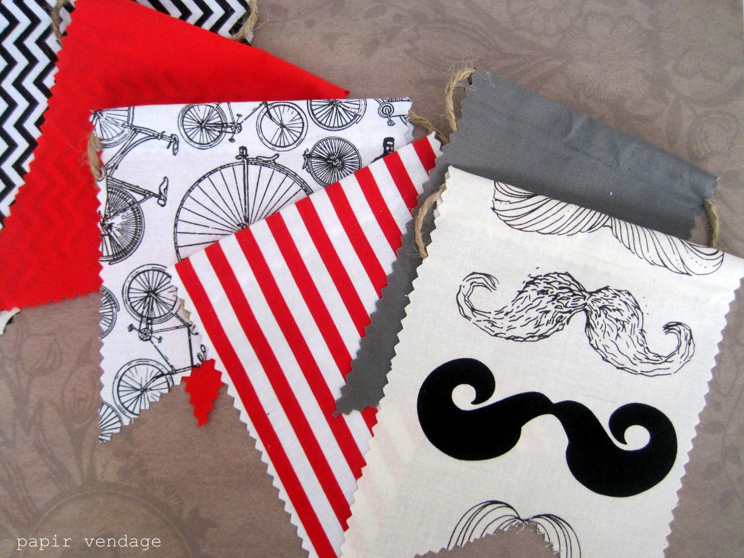 Father's Day Bunting Banner, 9ft  Mustache Bunting Banner, Boys Birthday Party Bunting,  Moustache Bunting, Boy's Photography Prop