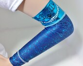 Cheshire Cat inspired Costume running sleeves for the mad runner in you.
