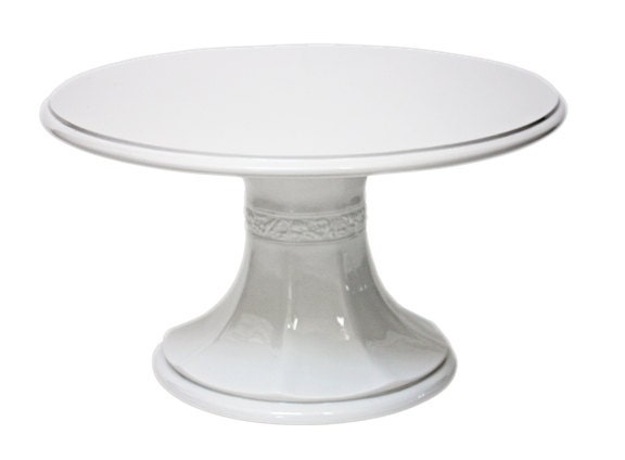 20 inch White Pedestal Wedding Cake Stand