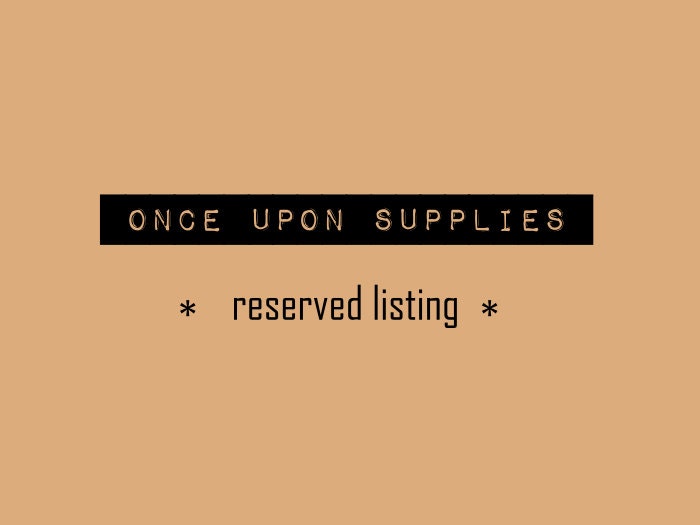 Reserved Listing